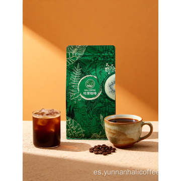 Granos de café de nuez de terciopelo